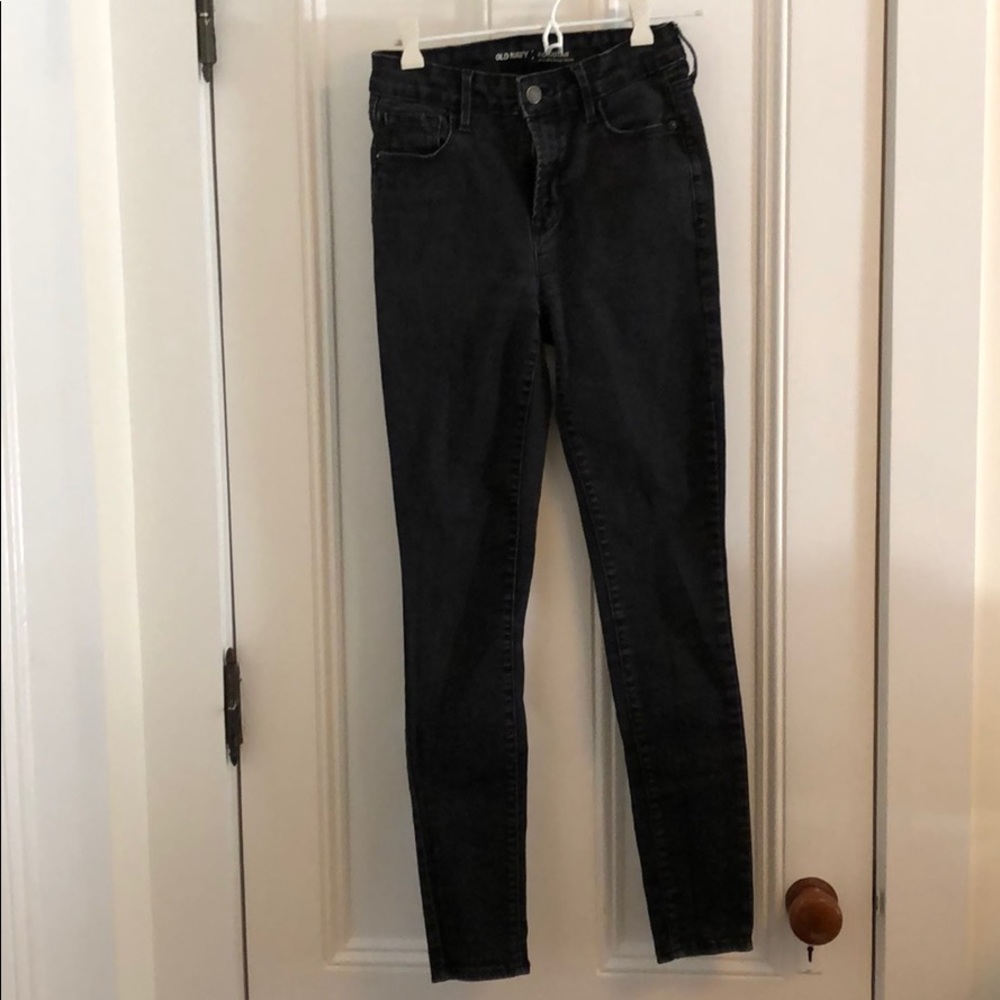High rise Black skinny jean